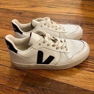Veja Sneakers (White & Black)